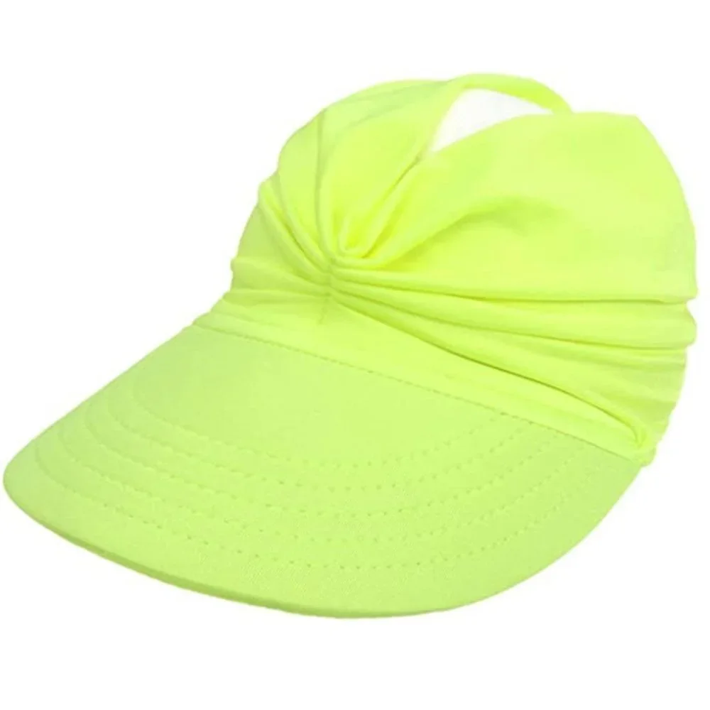 Kids UPF50 Sun Hat‎ Hi Viz Neon Yellow Ages 5-12 NWT